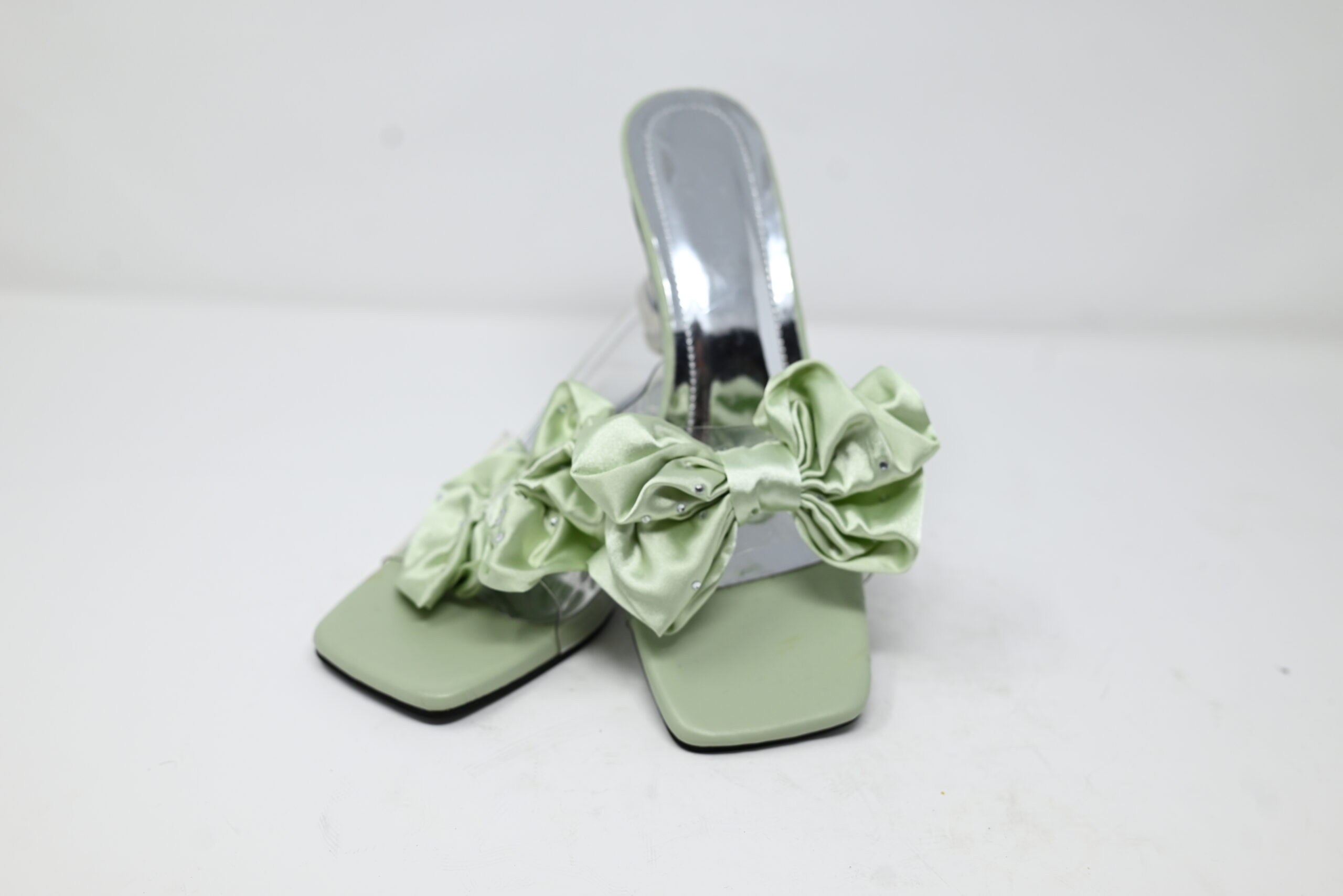 Mint Blossom Heels