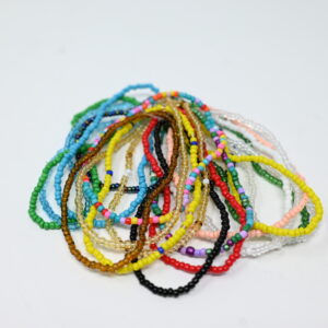 Color Pop Beaded Anklet Set