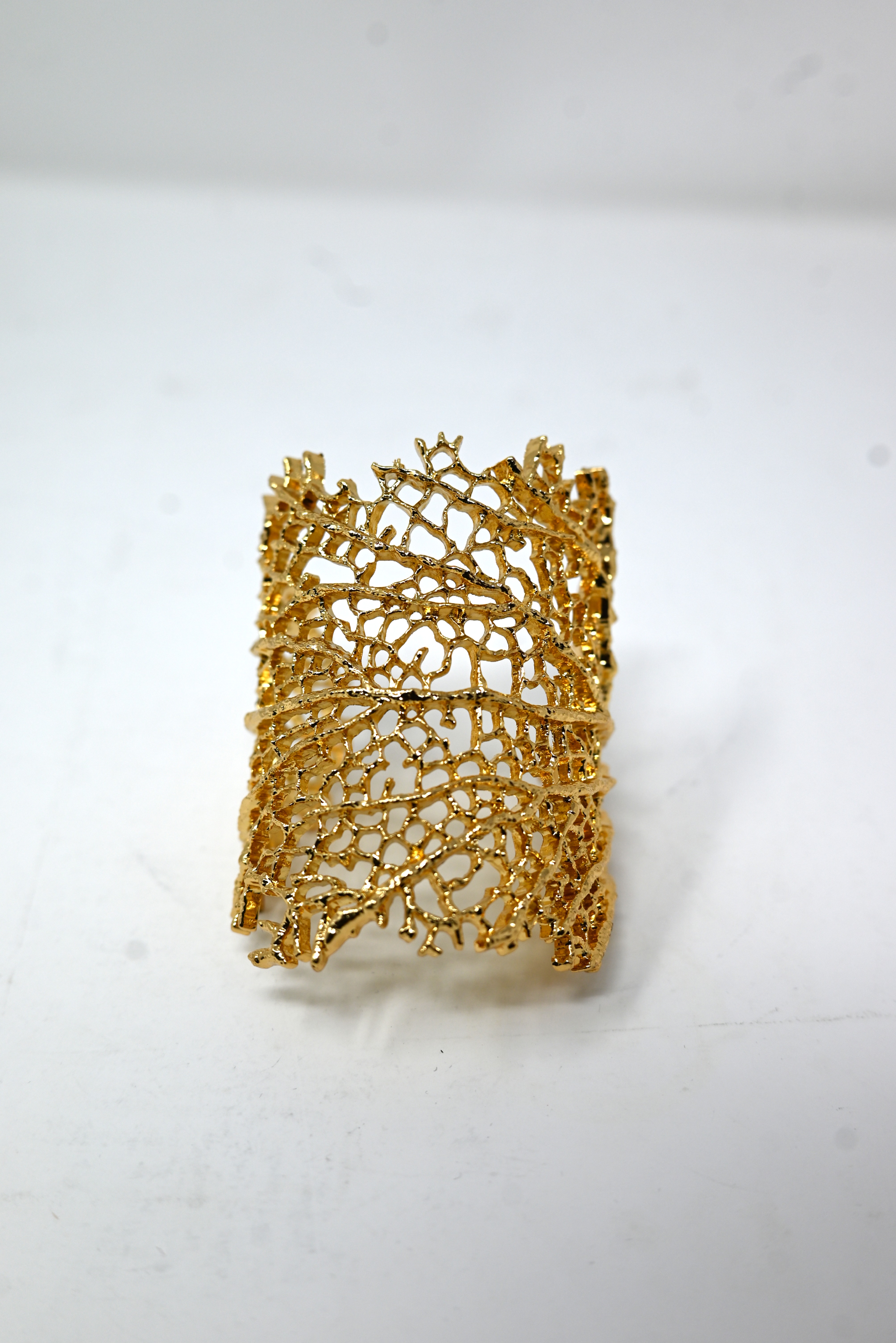 Golden Coral Cuff