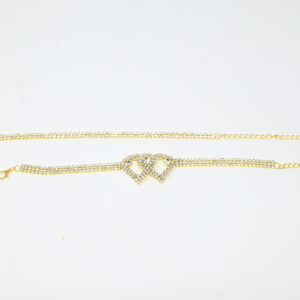 Golden Heart Connection Bracelet Set