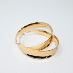 Golden Radiance Hoop Earrings