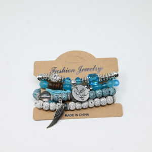 Ocean Breeze Beaded Bracelet Set