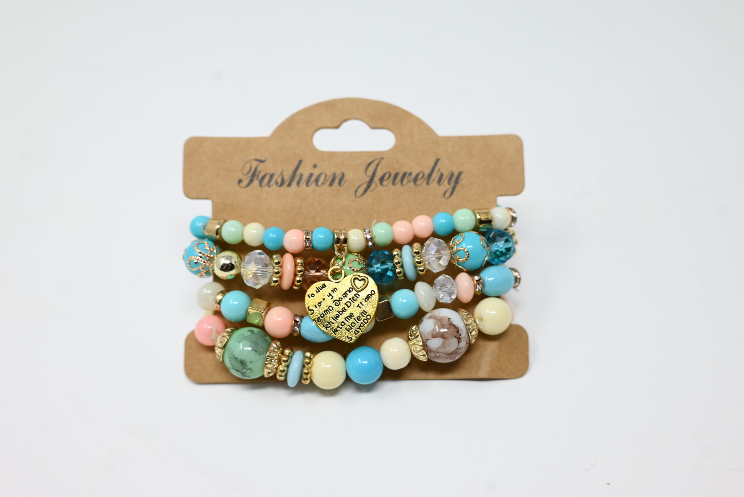 Spring Glow Beaded Bracelet Set