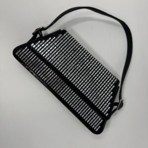 Noir Radiance Evening Shoulder Bag