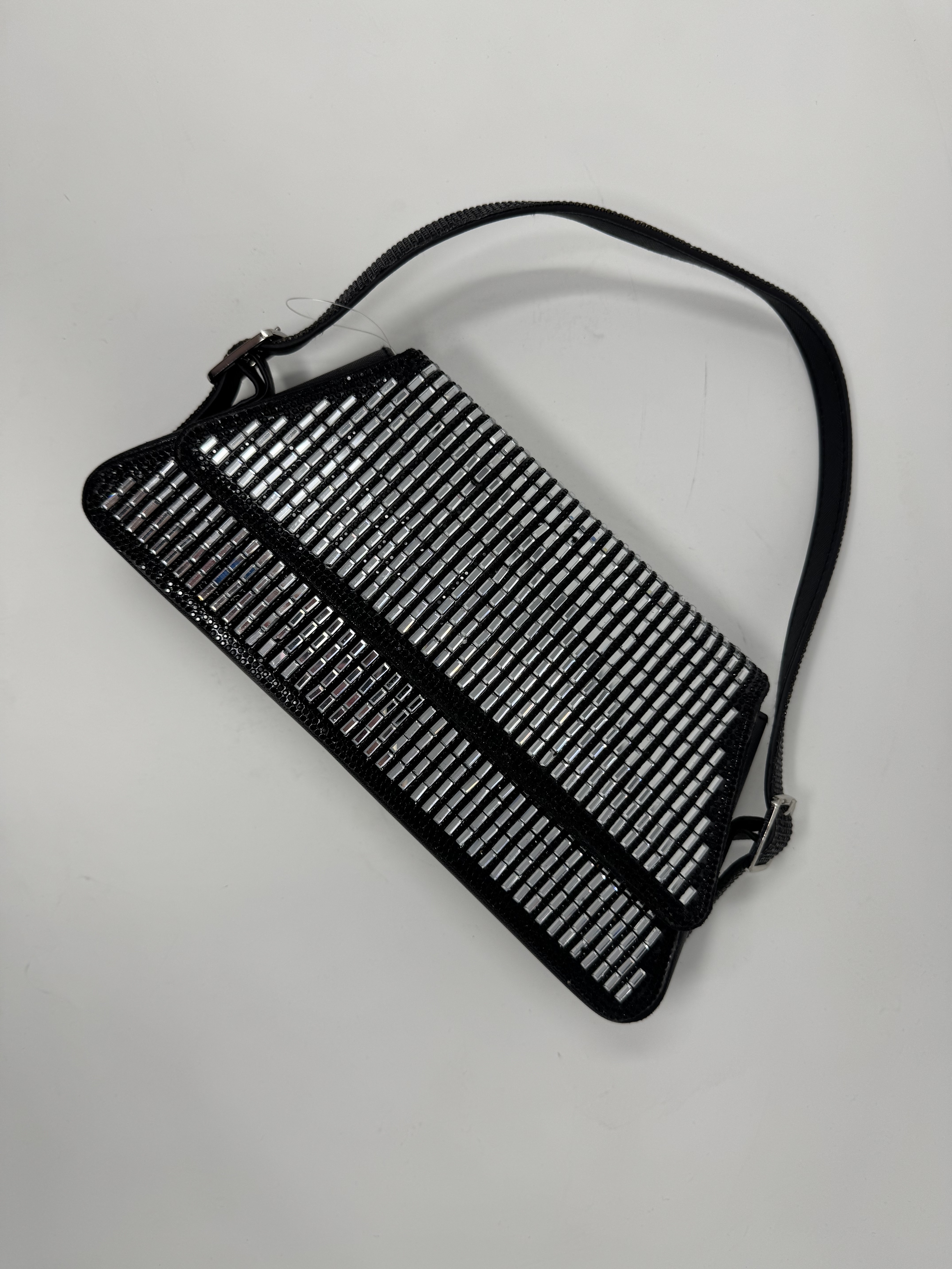 Noir Radiance Evening Shoulder Bag